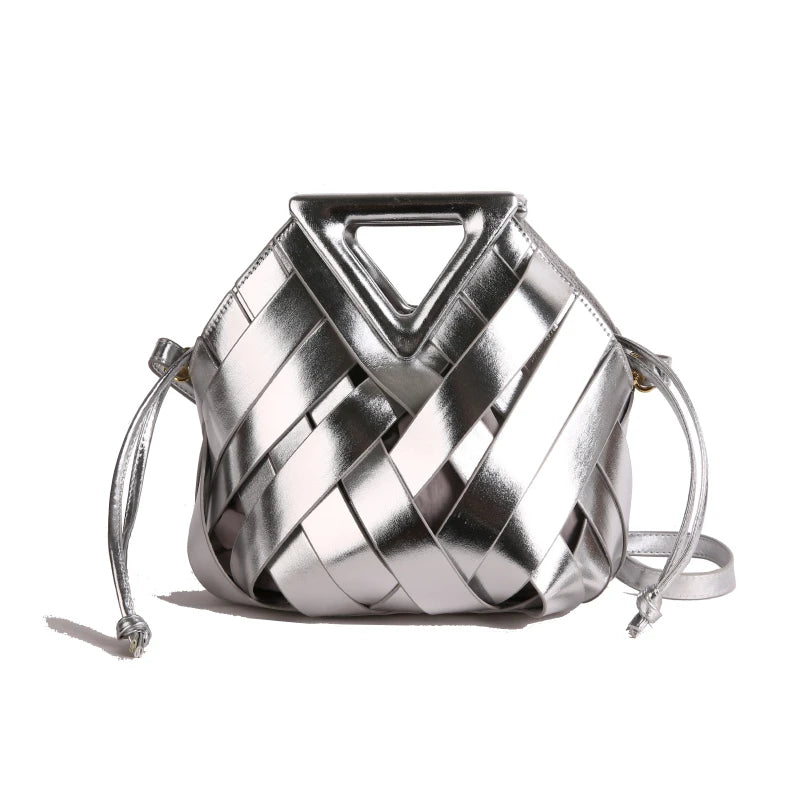 Nova bolsa de ombro feminina versátil, design de nicho 2025