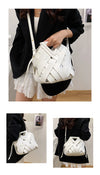 Nova bolsa de ombro feminina versátil, design de nicho 2025
