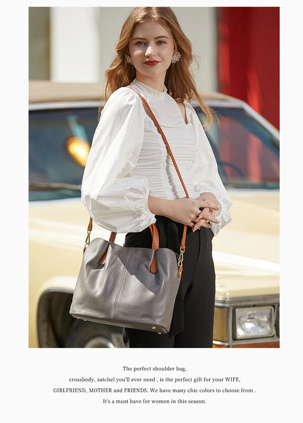 Bolsa de Couro Genuíno - Dianna