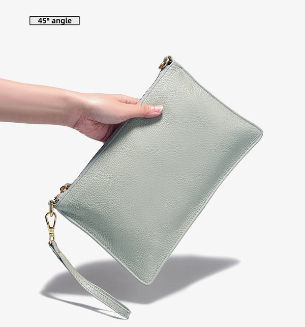 Bolsa de Mão Em Couro Legítimo