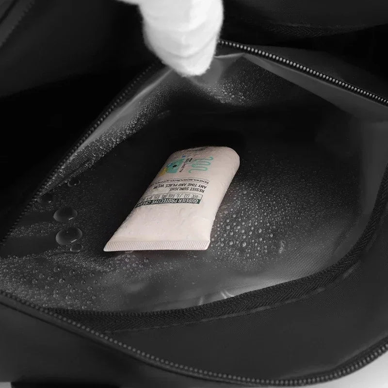 Bolsa Fitness Impermeável de Nylon – Compartimento Seco e Molhado