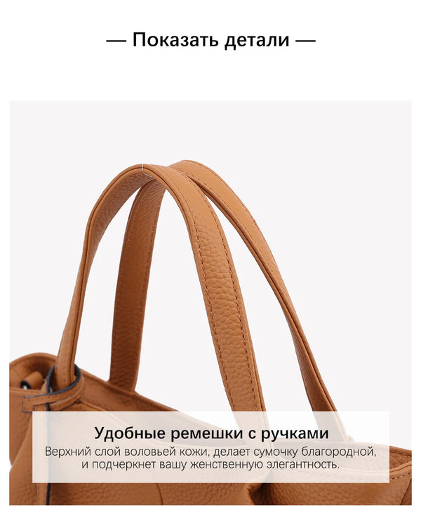 Bolsa de Couro Genuíno - Hillary