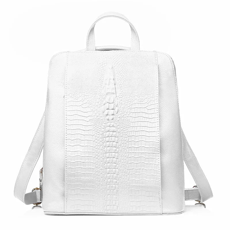 Bolsa em Couro Legítimo - Crocodile