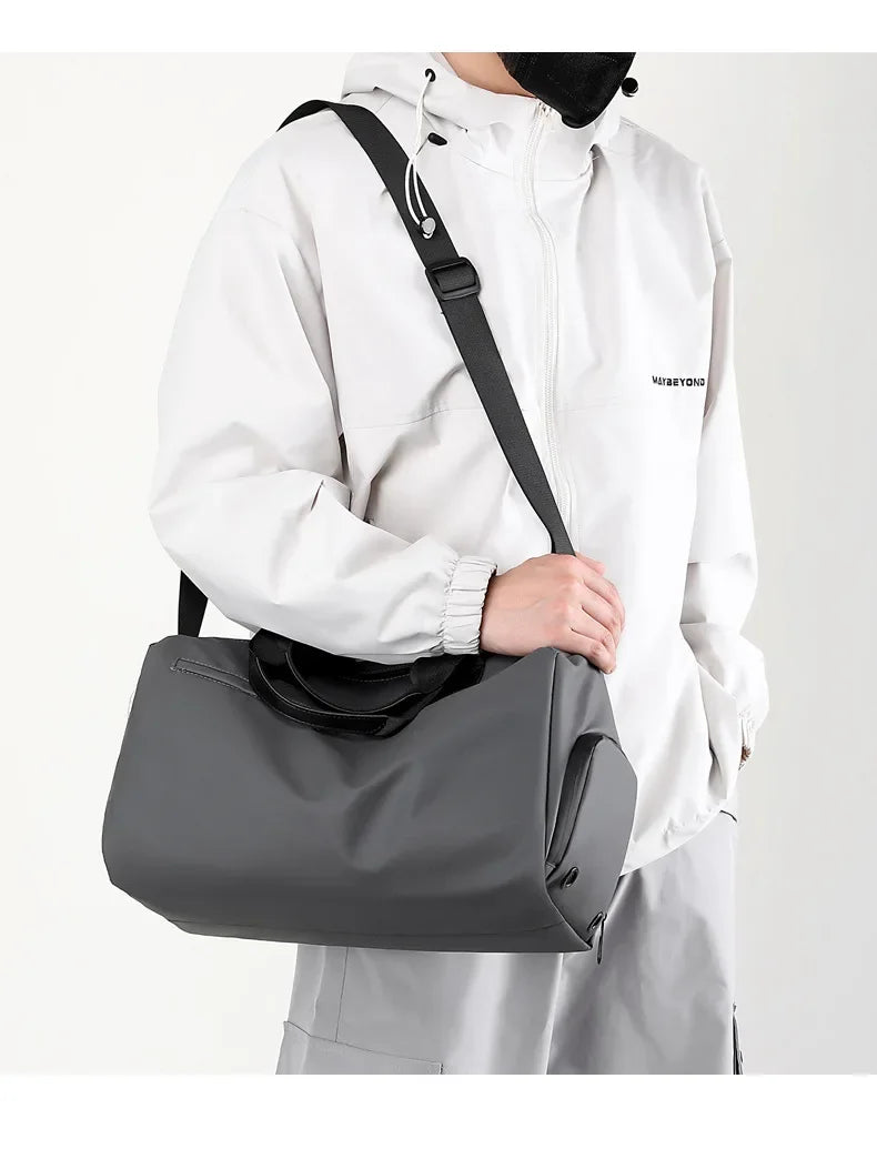 Bolsa Fitness Impermeável de Nylon – Compartimento Seco e Molhado