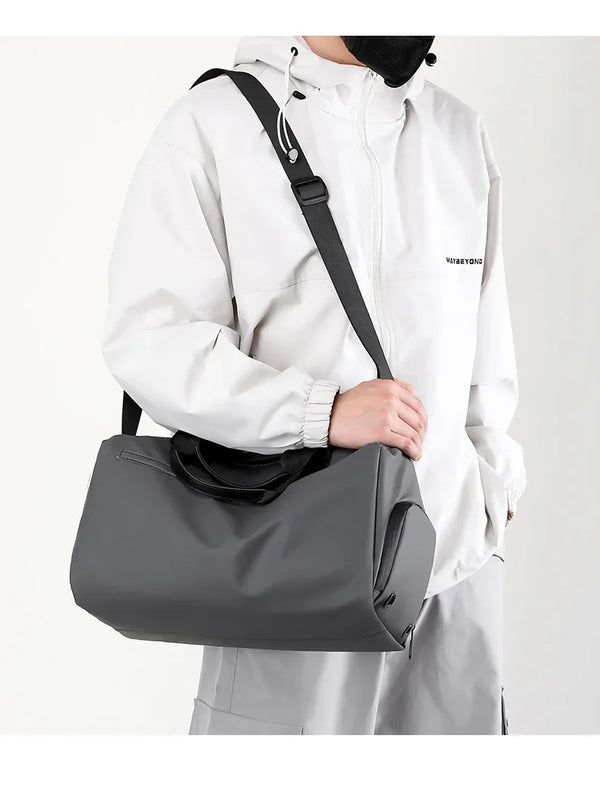 Bolsa Fitness Impermeável de Nylon – Compartimento Seco e Molhado