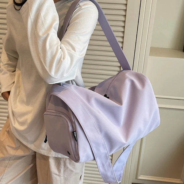 Bolsa - Fitness Isa - Bolsa Impermeável de Nylon – Compartimento Seco e Molhado