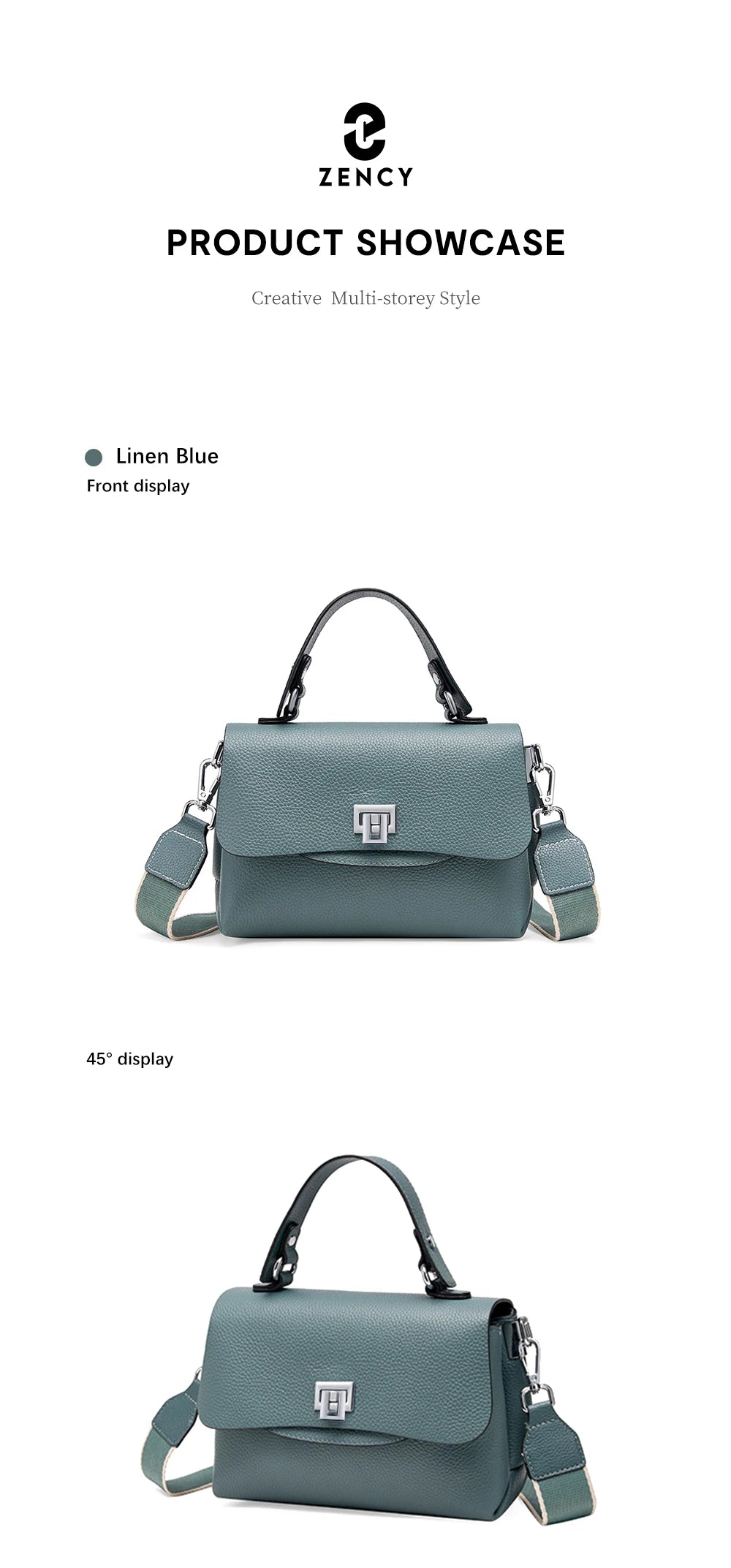 Bolsa em Couro Legítimo - Mônaco