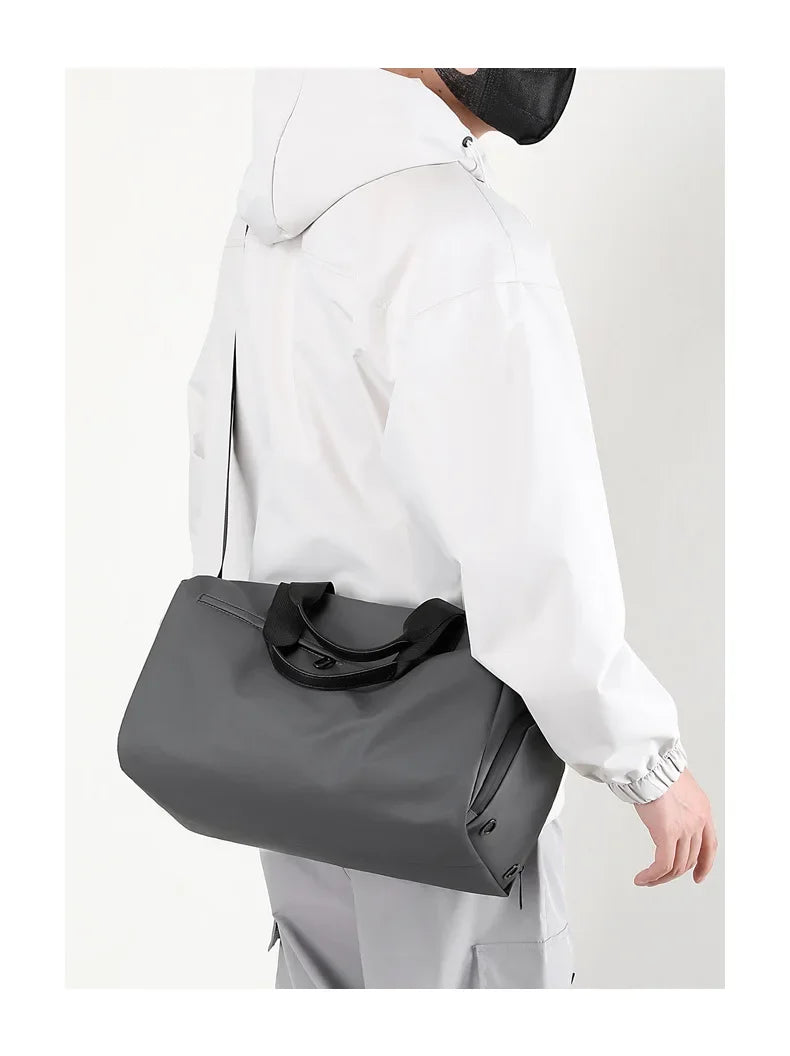 Bolsa Fitness Impermeável de Nylon – Compartimento Seco e Molhado