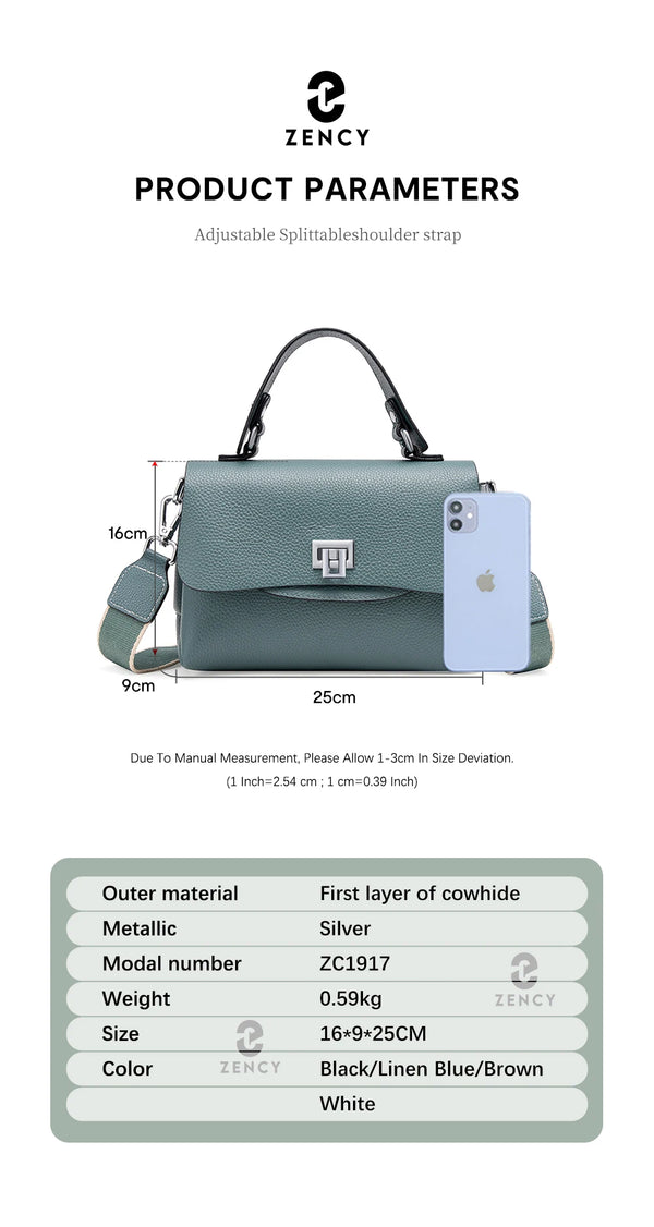 Bolsa em Couro Legítimo - Mônaco