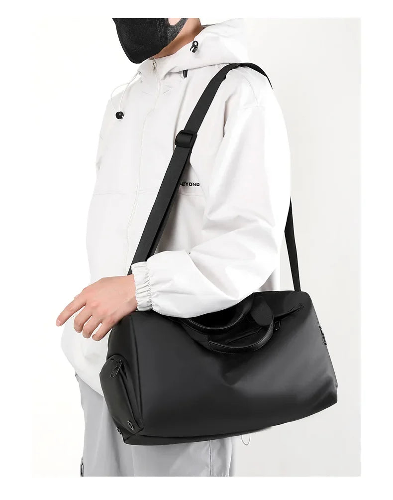 Bolsa Fitness Impermeável de Nylon – Compartimento Seco e Molhado