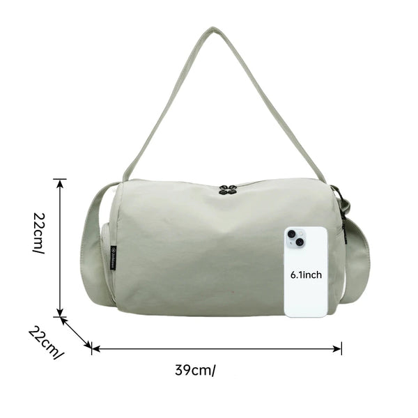 Bolsa - Fitness Isa - Bolsa Impermeável de Nylon – Compartimento Seco e Molhado