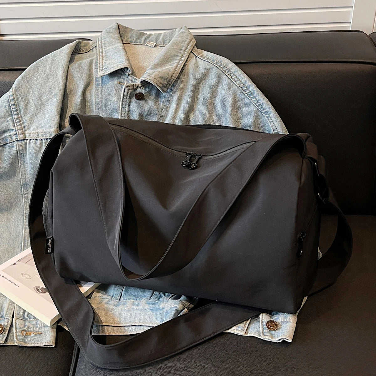 Bolsa - Fitness Isa - Bolsa Impermeável de Nylon – Compartimento Seco e Molhado