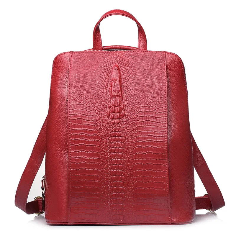 Bolsa em Couro Legítimo - Crocodile