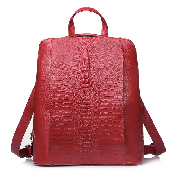 Bolsa em Couro Legítimo - Crocodile