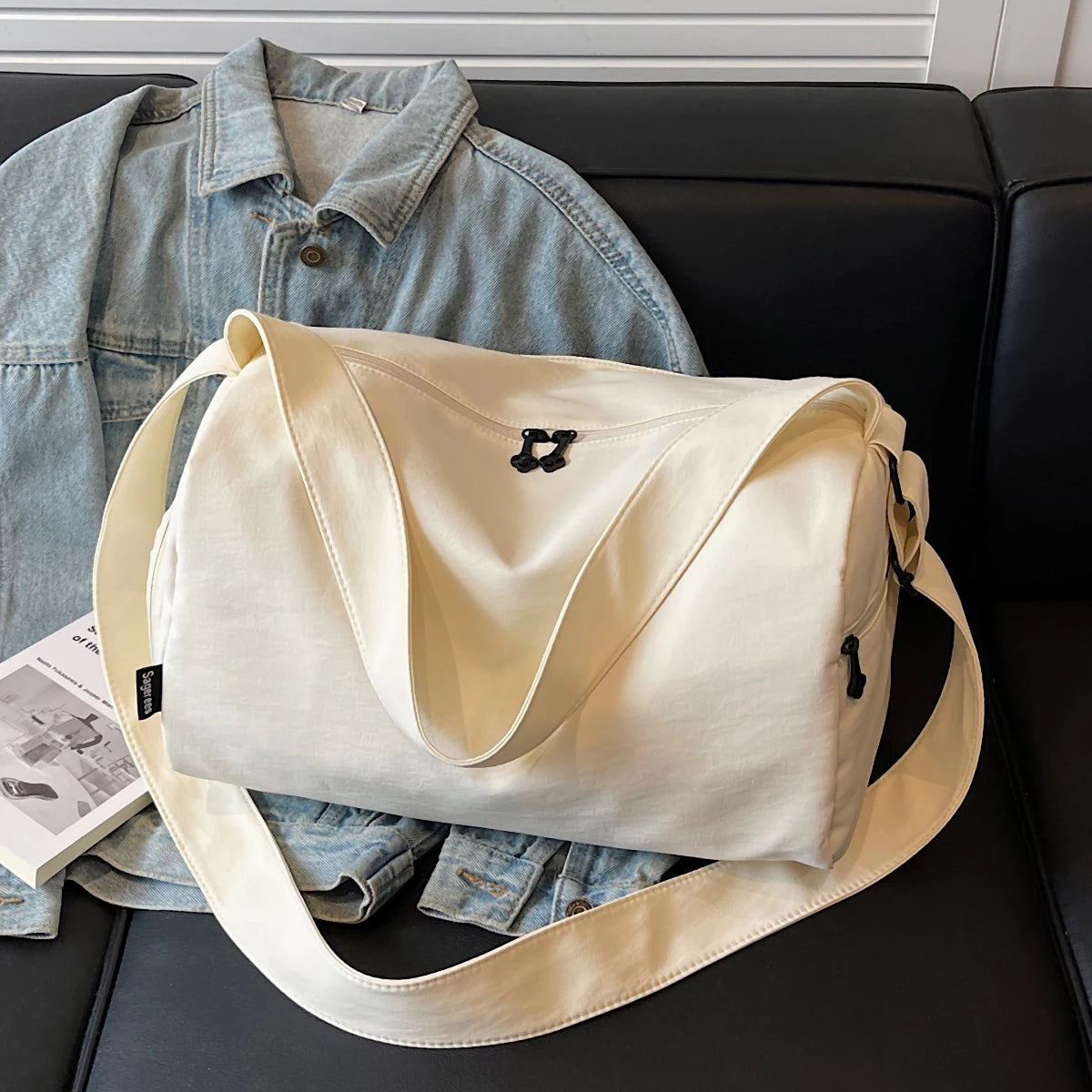 Bolsa - Fitness Isa - Bolsa Impermeável de Nylon – Compartimento Seco e Molhado