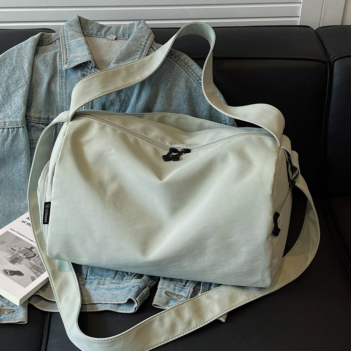 Bolsa - Fitness Isa - Bolsa Impermeável de Nylon – Compartimento Seco e Molhado