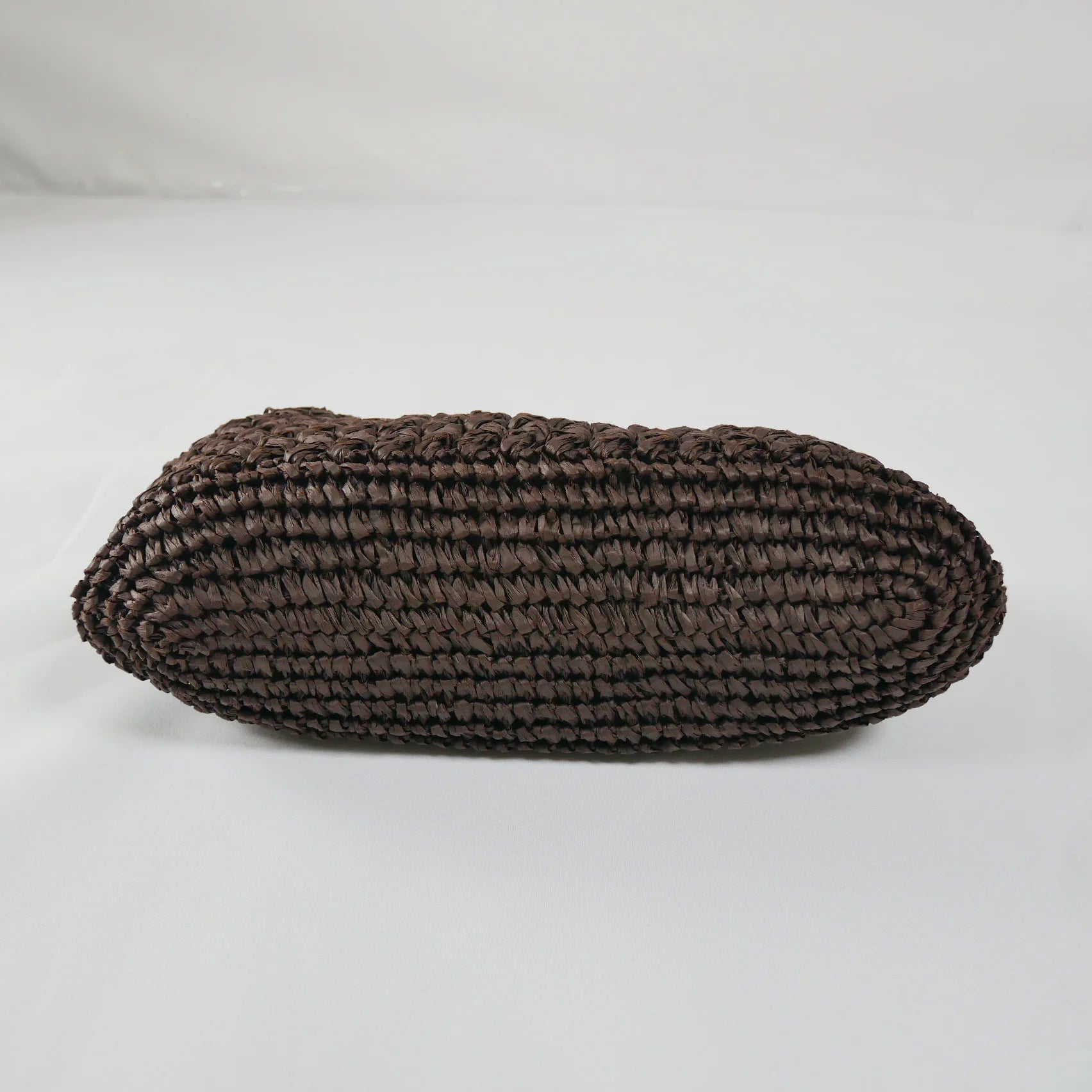 Bolsa de mão feminina de palha, casual vintage feita à mão ideal para o verão de 2025