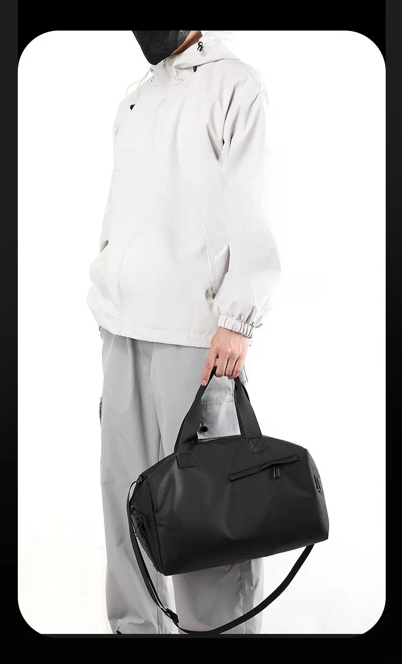 Bolsa Fitness Impermeável de Nylon – Compartimento Seco e Molhado