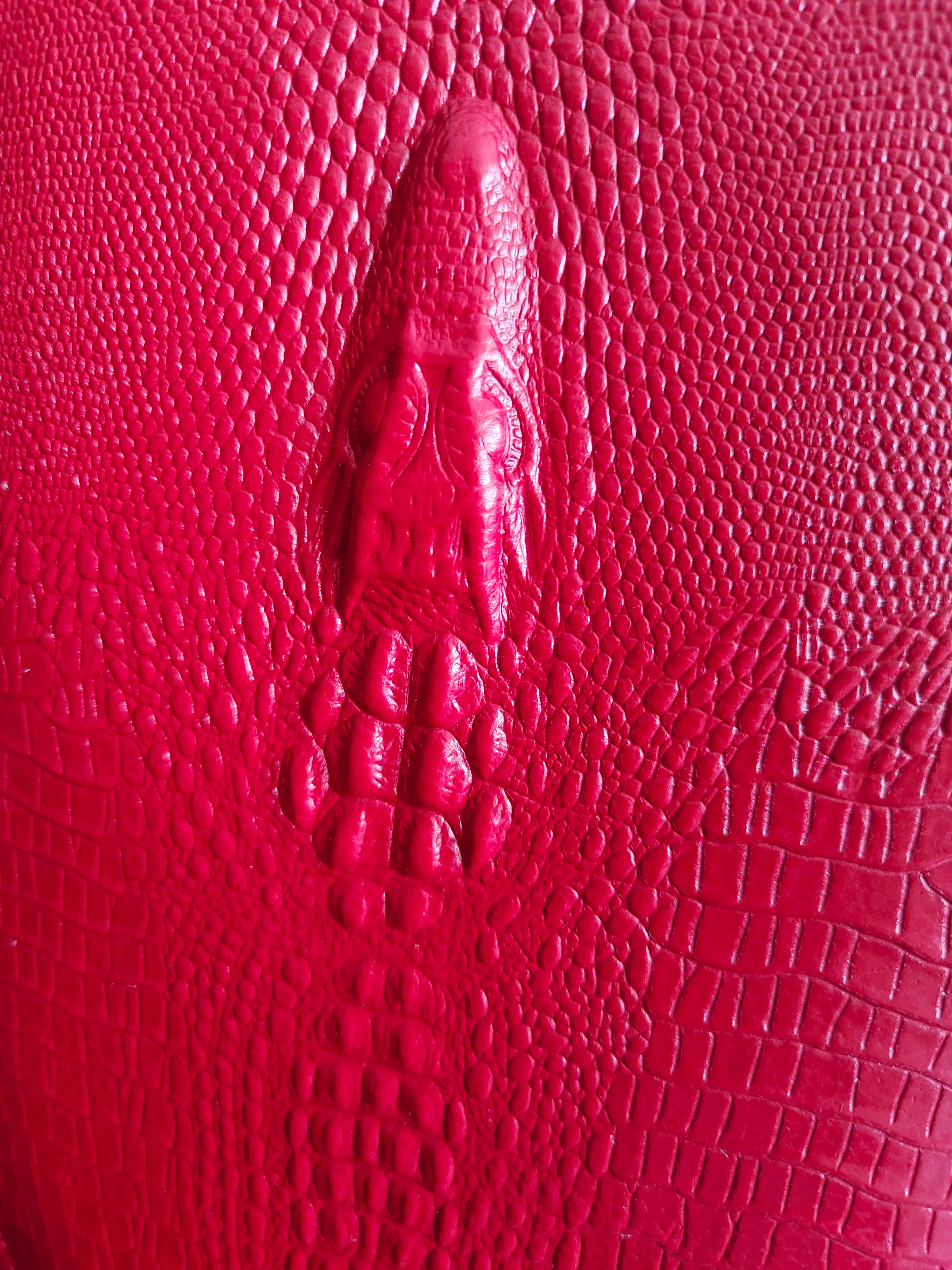 Bolsa em Couro Legítimo - Crocodile