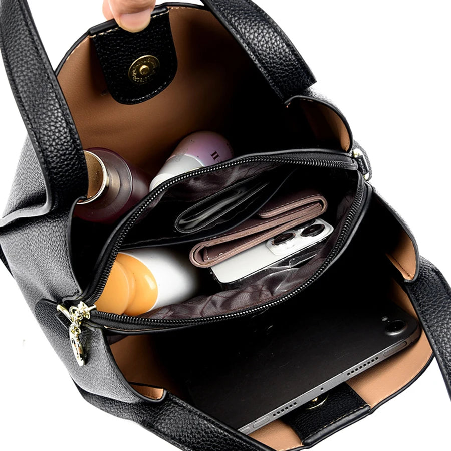 Bolsas femininas de couro legítimo