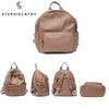 Mochila Laura - Couro Genuino- Perfeita para os estudos