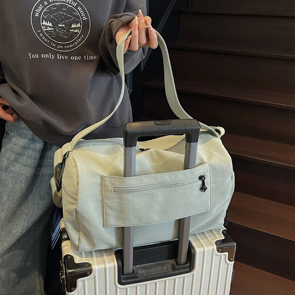 Bolsa - Fitness Isa - Bolsa Impermeável de Nylon – Compartimento Seco e Molhado