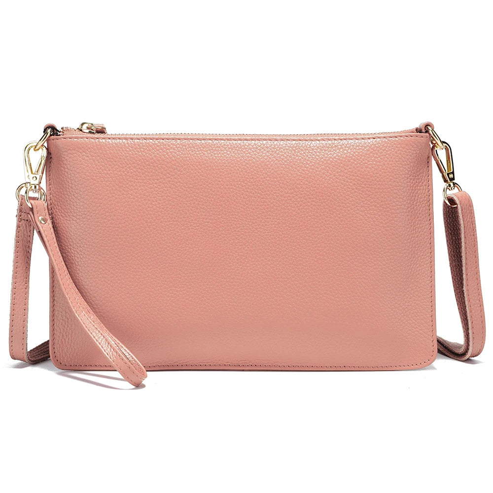 Bolsa de Mão Em Couro Legítimo