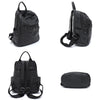 Mochila de couro bovino genuíno macio para uso diário, feminina, masculina, espaçosa, com vários bolsos, fashion, casual, versátil, para viagens, negócios, faculdade