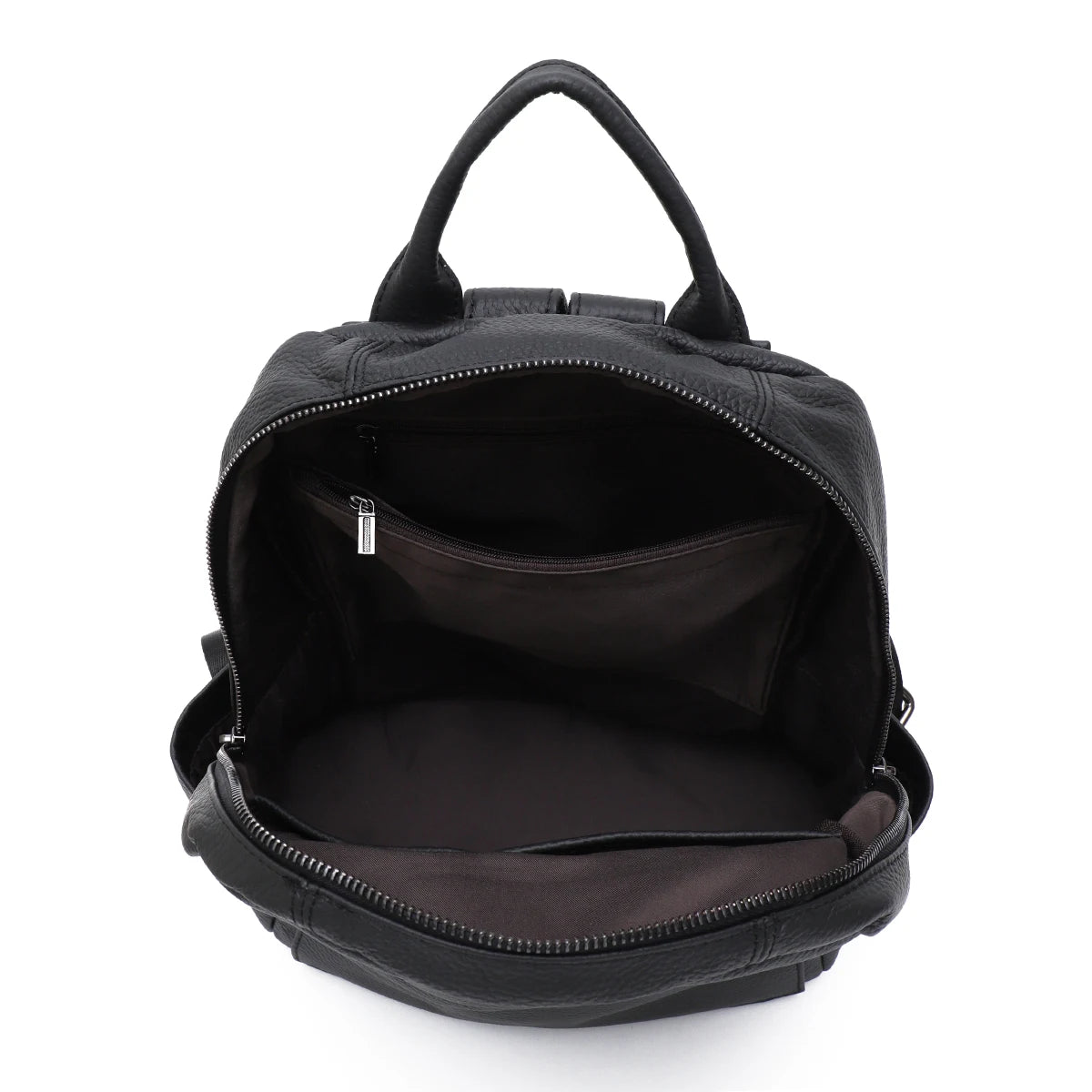 Mochila de couro bovino genuíno macio para uso diário, feminina, masculina, espaçosa, com vários bolsos, fashion, casual, versátil, para viagens, negócios, faculdade
