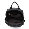 Mochila de couro bovino genuíno macio para uso diário, feminina, masculina, espaçosa, com vários bolsos, fashion, casual, versátil, para viagens, negócios, faculdade