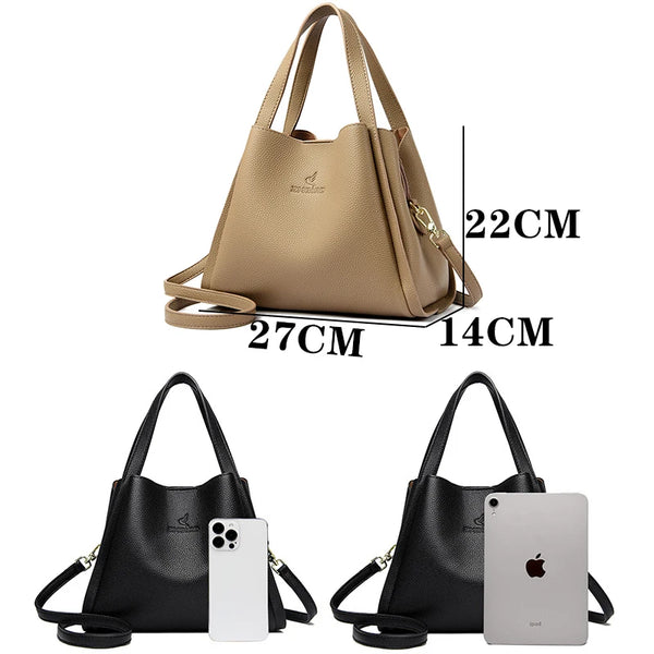 Bolsas femininas de couro legítimo