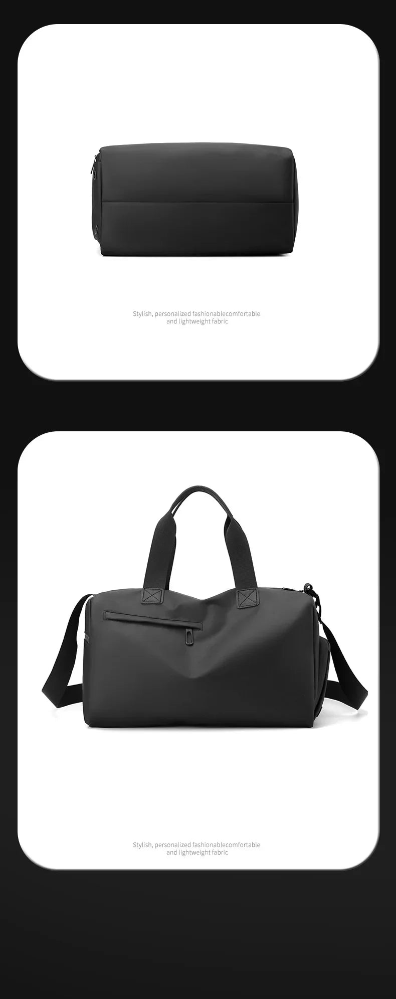 Bolsa Fitness Impermeável de Nylon – Compartimento Seco e Molhado