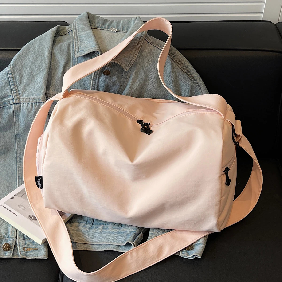 Bolsa - Fitness Isa - Bolsa Impermeável de Nylon – Compartimento Seco e Molhado