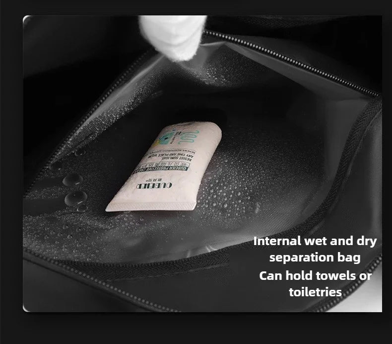 Bolsa Fitness Impermeável de Nylon – Compartimento Seco e Molhado