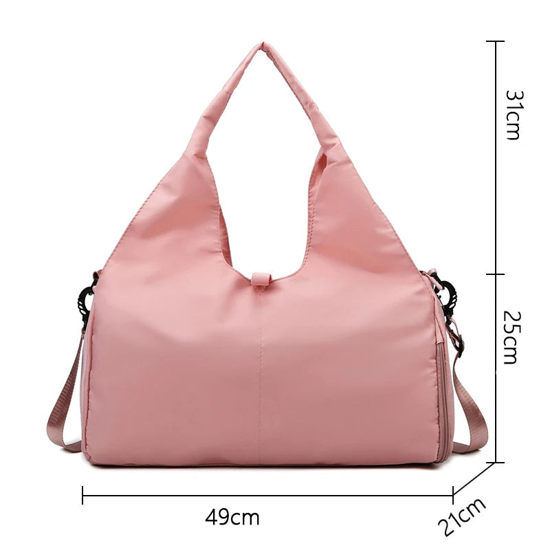 Bolsa Namastê - Bolsa Impermeável de Nylon – Compartimento Seco e Molhado