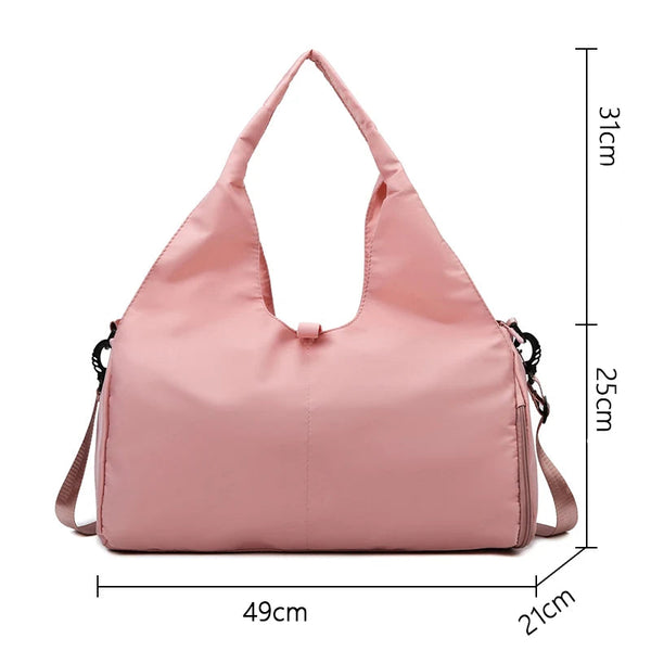 Bolsa Namastê - Bolsa Impermeável de Nylon – Compartimento Seco e Molhado