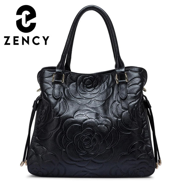 Bolsa Flora - Feita Em Couro Legítimo