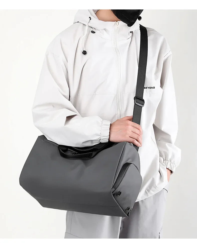 Bolsa Fitness Impermeável de Nylon – Compartimento Seco e Molhado