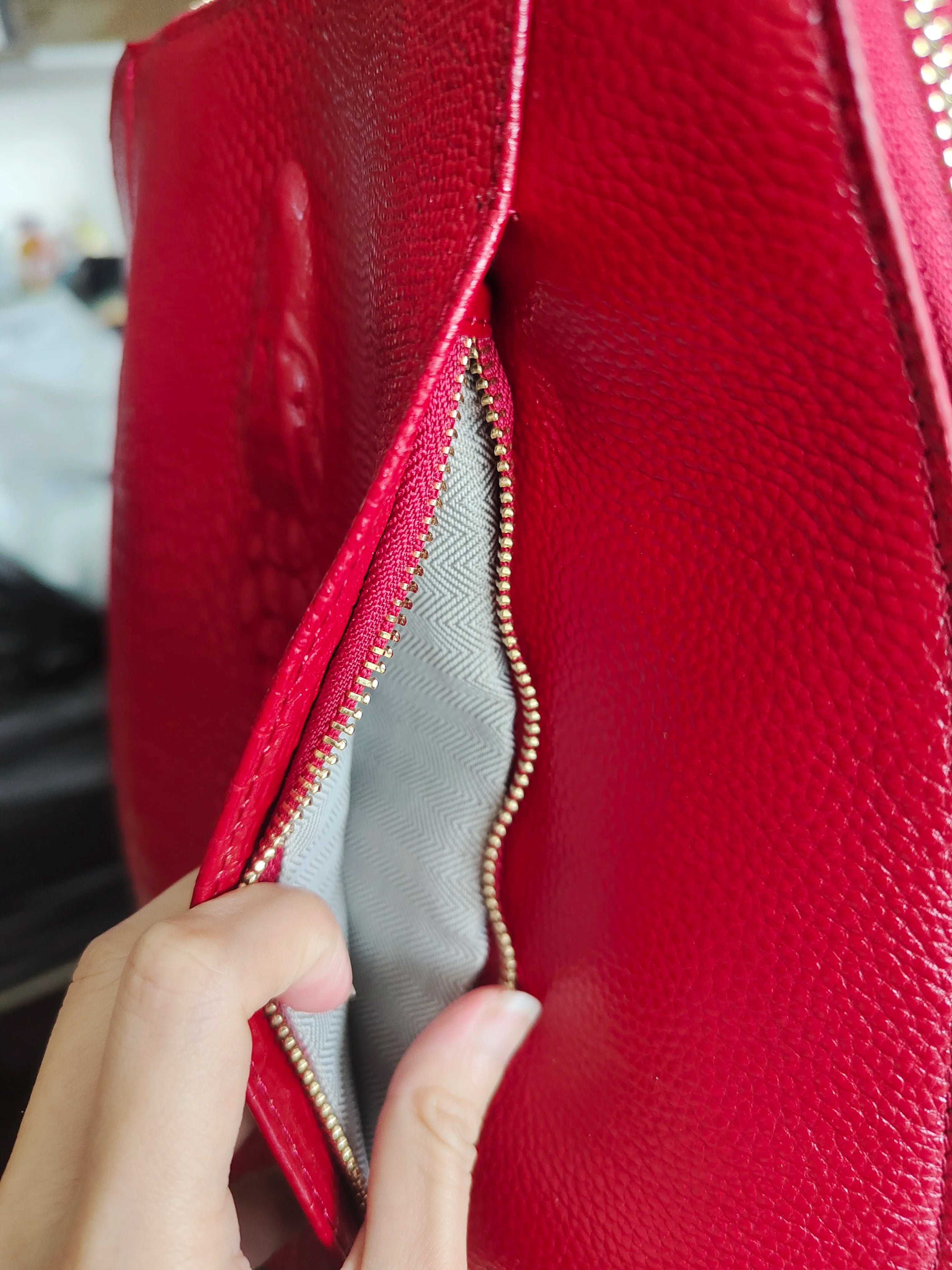 Bolsa em Couro Legítimo - Crocodile