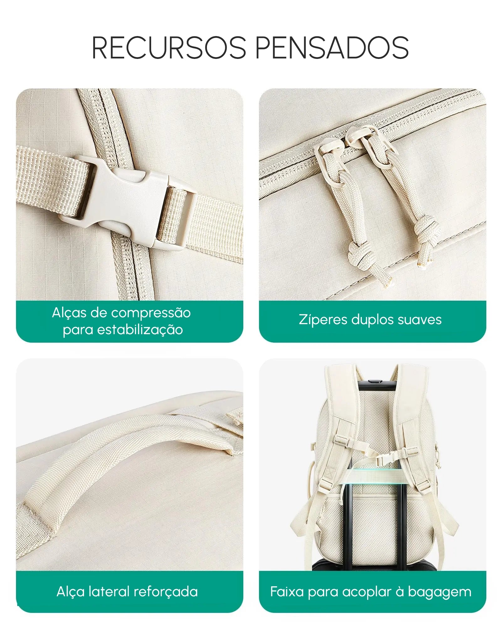 Mochila de Viagem - BAGSMART Easy Jet